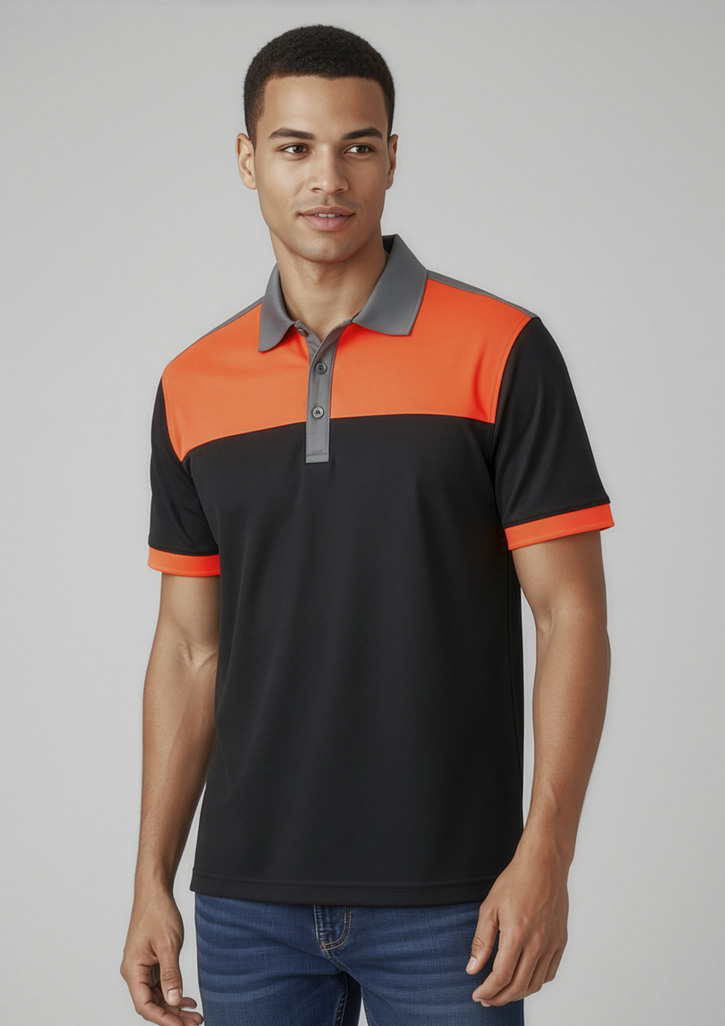 Charger Mens Short Sleeve Polo