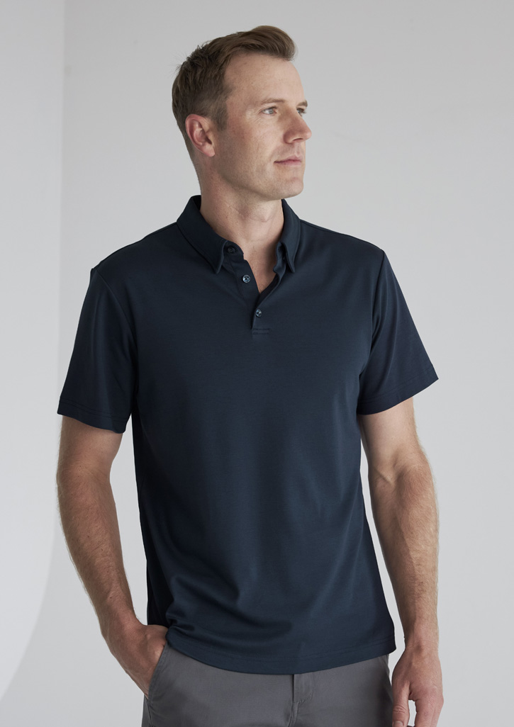 Mens Lotus Short Sleeve Polo