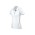 Cyber Womens Short Sleeve Polo - White/Silver