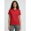 Cyber Womens Short Sleeve Polo - Red/Silver
