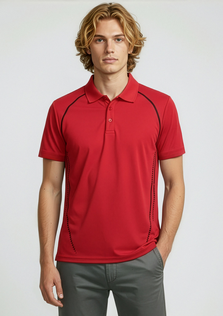 Cyber Mens Short Sleeve Polo