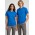 Cyber Mens Short Sleeve Polo - Royal/Silver