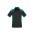 Rival Mens Short Sleeve Polo - Black/Teal