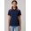 Galaxy Womens Short Sleeve Polo - Navy/Fluoro Orange