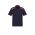 Mens Galaxy Short Sleeve Polo - Navy/Fluoro Orange