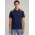 Galaxy Mens Short Sleeve Polo - Navy/Fluoro Orange