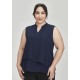 Womens Seville Sleeveless Layered Blouse