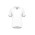 Dahlia Womens Short Sleeve Blouse - White