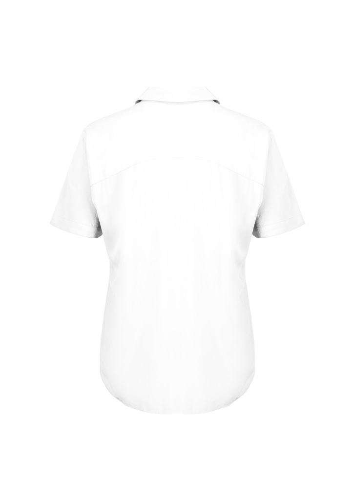 Dahlia Womens Short Sleeve Blouse