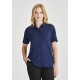 Dahlia Womens Short Sleeve Blouse