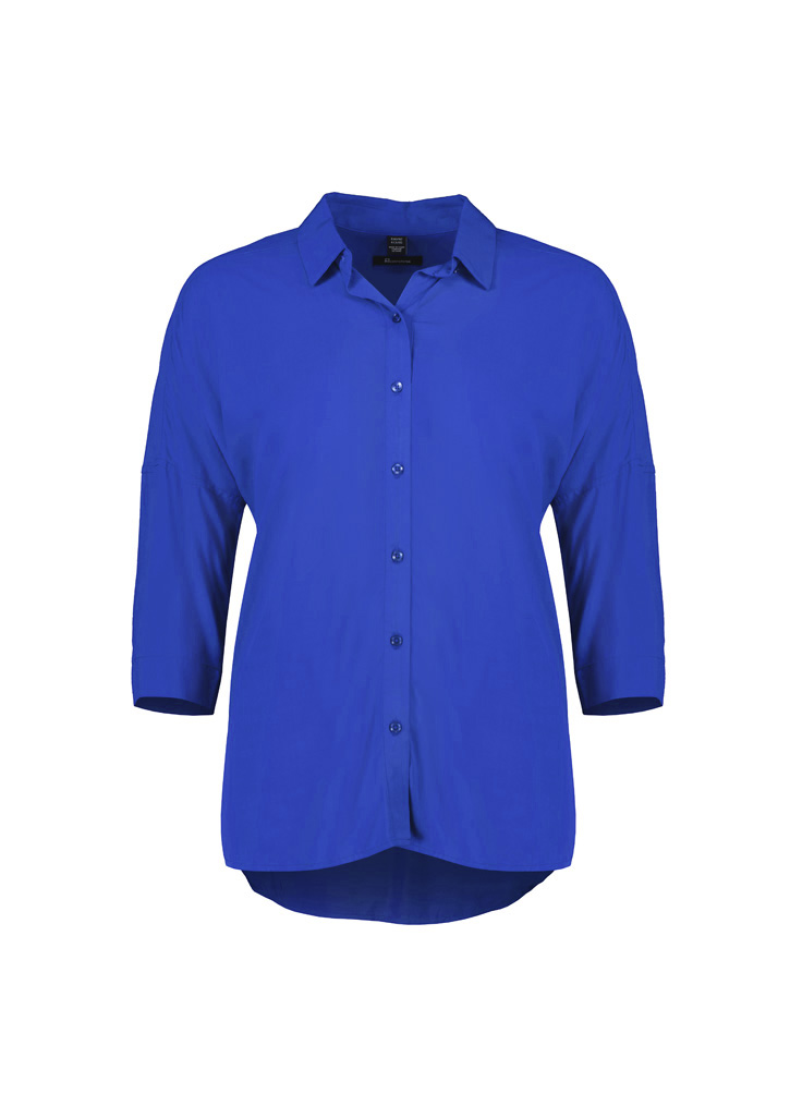 Dahlia Womens 3/4 Sleeve Blouse