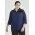 Dahlia Womens 3/4 Sleeve Blouse - Navy