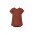 Womens Kayla V-Neck Pleat Blouse - Auburn