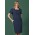 Womens Renew Short Sleeve Dress - Navy Dusk