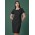 Womens Renew Short Sleeve Dress - Pencil Black