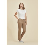 Womens Slim Leg Stretch Chino Pant
