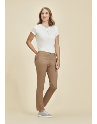 Womens Slim Leg Stretch Chino Pant