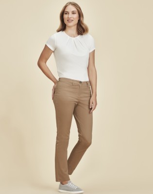 Womens Slim Leg Stretch Chino Pant