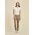 Womens Slim Leg Stretch Chino Pant - Desert