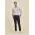 Mens Traveller Tapered Stretch Chino Pant - Black