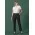 Womens Renew Tapered Adjustable Waist Pant - Pencil Black