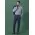 Mens Renew Slim Fit Flat Front Pant - Navy Dusk