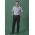 Mens Renew Adjustable Waist  Straight Leg Pant - Pencil Black