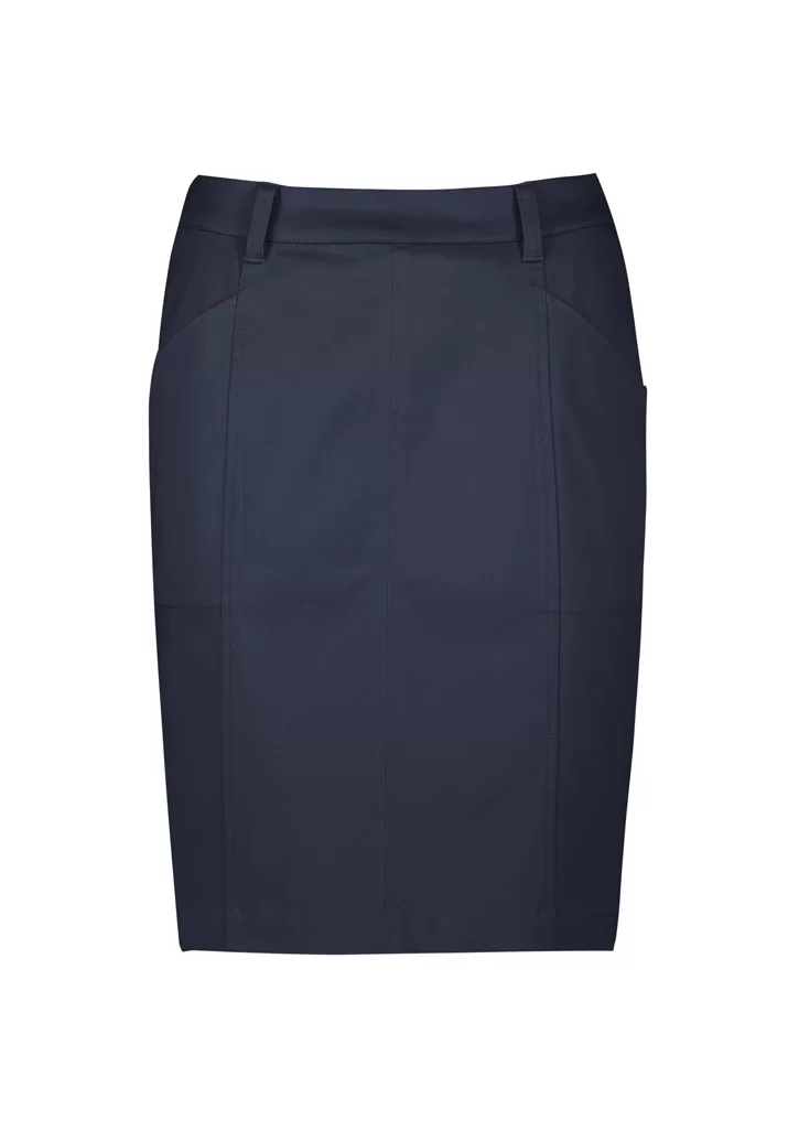 Womens Traveller Mid Waist Stretch Chino Skirt Womens Traveller Mid Waist Stretch Chino Skirt