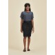 Womens Traveller Mid Waist Stretch Chino Skirt
