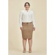Womens Traveller Mid Waist Stretch Chino Skirt