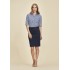 Womens Traveller Mid Waist Stretch Chino Skirt