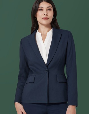 Womens Renew Single Button Mid Length Jacket