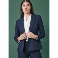 Womens Renew Single Button Mid Length Jacket