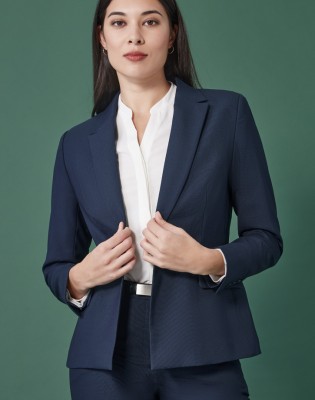 Womens Renew Single Button Mid Length Jacket