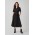 Womens Adele Midi Dress - Black