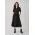 Womens Adele Midi Dress - Black