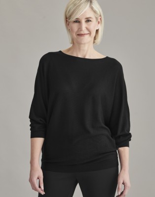 Skye Womens Batwing Sweater Top