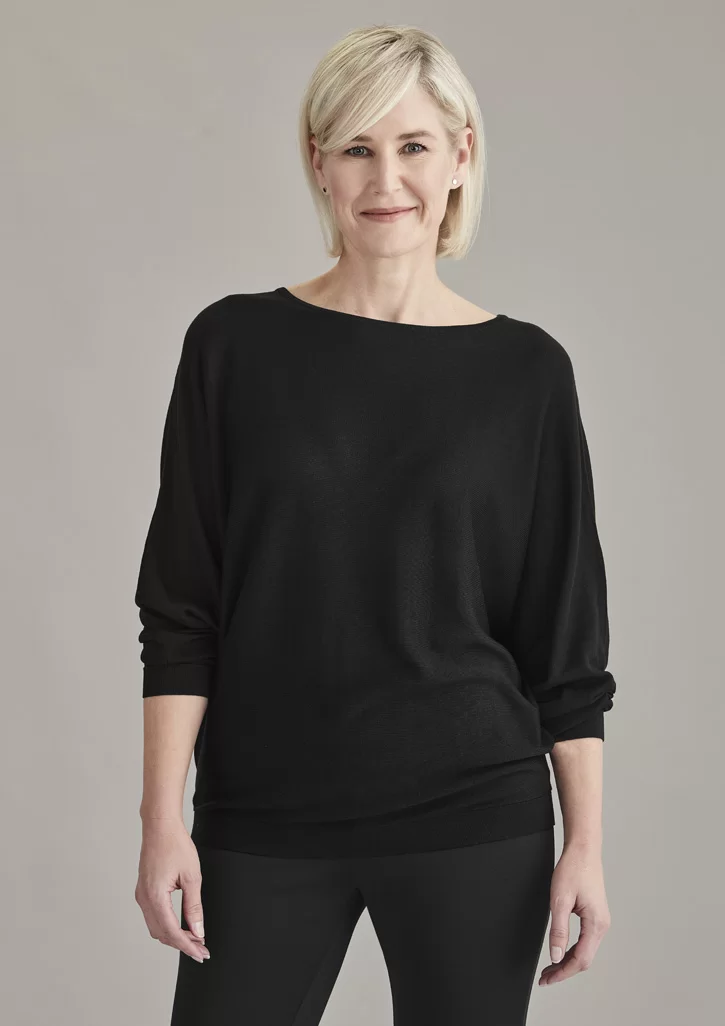 Skye Womens Batwing Sweater Top Skye Womens Batwing Sweater Top