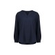 Womens Ruche Long Sleeve Blouse