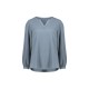 Womens Ruche Long Sleeve Blouse