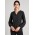 Womens Ruche Long Sleeve Blouse - Black