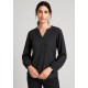 Womens Ruche Long Sleeve Blouse