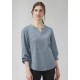 Womens Ruche Long Sleeve Blouse