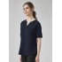 Womens Ruche Short Sleeve Blouse