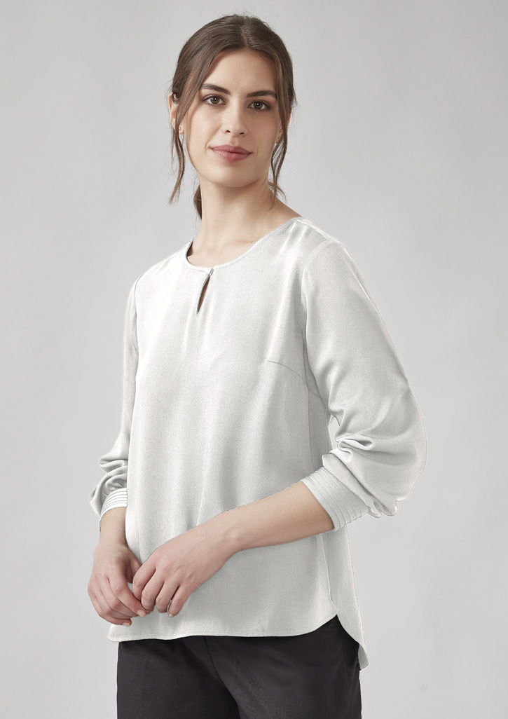 Womens Evelyn Long Sleeve Blouse