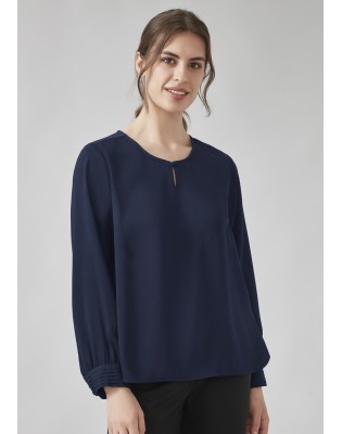 Womens Evelyn Long Sleeve Blouse