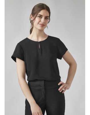 Womens Evelyn Short Sleeve Blouse