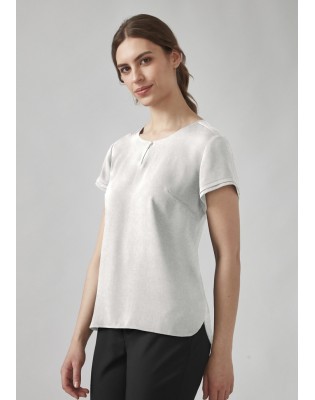 Womens Evelyn Short Sleeve Blouse