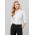 Base Womens 3/4 Sleeve Shirt - White