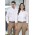 Womens Dalton Long Sleeve Shirt - White